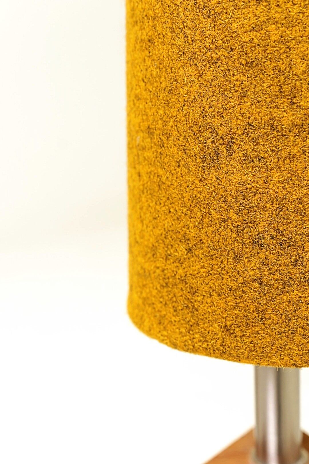 Pair of modern design teak wood lamps 1960