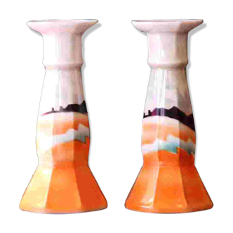 Paire de bougeoirs West Germany