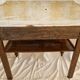 Napoleon III washstand in walnut and Carrara marble – circa 1885