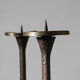 Sculptural Bronze Brutalist Candle Holder, 1970s