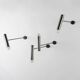 Pair of 1950s arm sconces, Parscot France