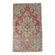 Soft Red & Beige Classic Vintage Area Rug, 127x215 Cm