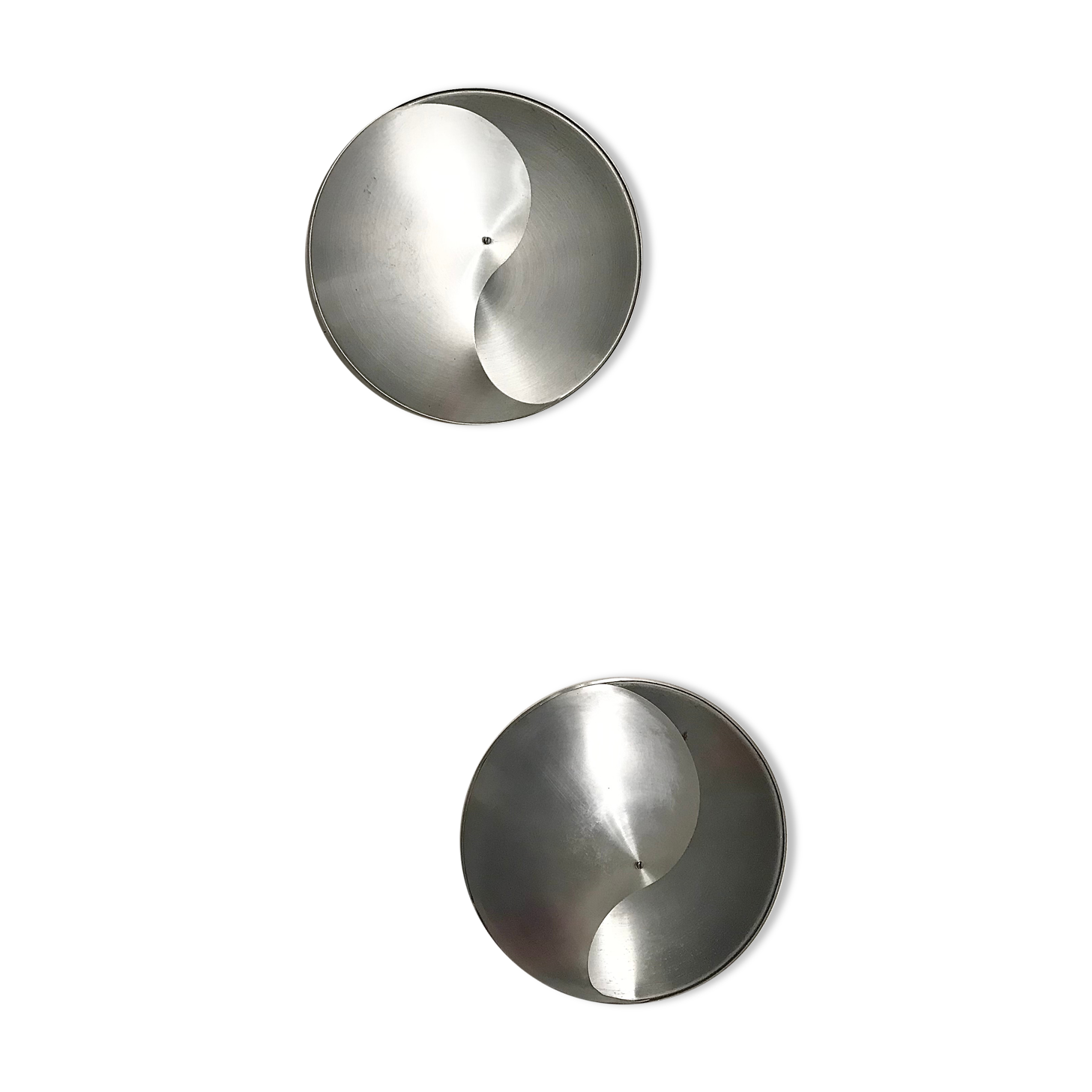 Pair of Appliques Raak model Yin Yang,Hermian Sneyders, 1970
