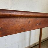 Console table in solid oak 1980