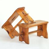 Pair of low stools