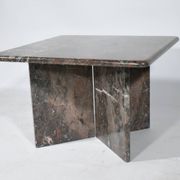 Table basse en marbre véritable vintage des années 1970