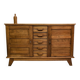 Buffet Sideboard René Gabriel patina 40 50 Vintage Compass Foot