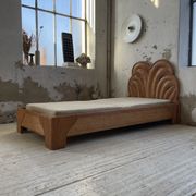 Bed 1 place "palm" wicker and rattan Vivai Del Sud