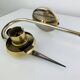 Pair of 1950s wall lights in brass and opaline tulips, Lunel Arlus