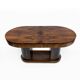 Art Deco Italian Walnut Dining Table, 1940