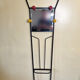 Coat rack cloakroom with mirror, 6 hooks 50s