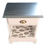 Revamped vintage bedside table