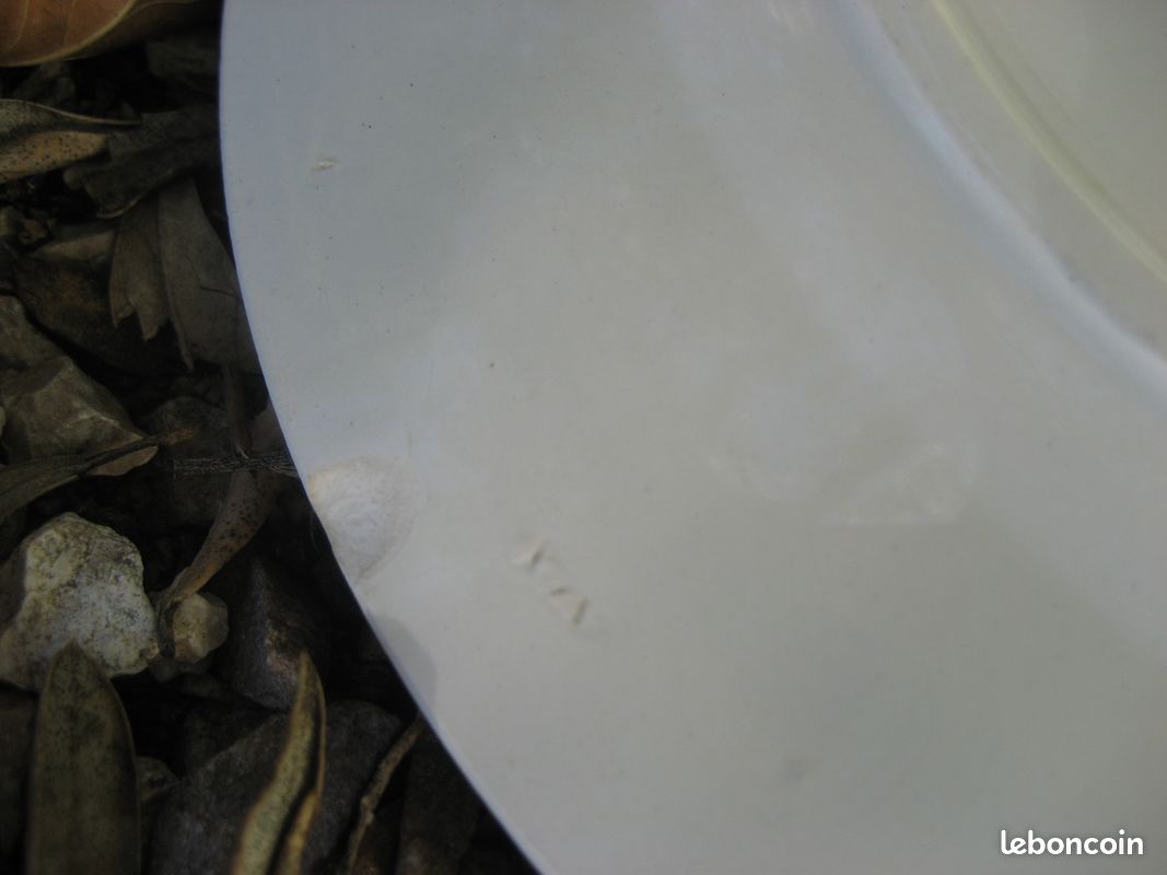 Lot of 10 plates Digoin Sarreguemines