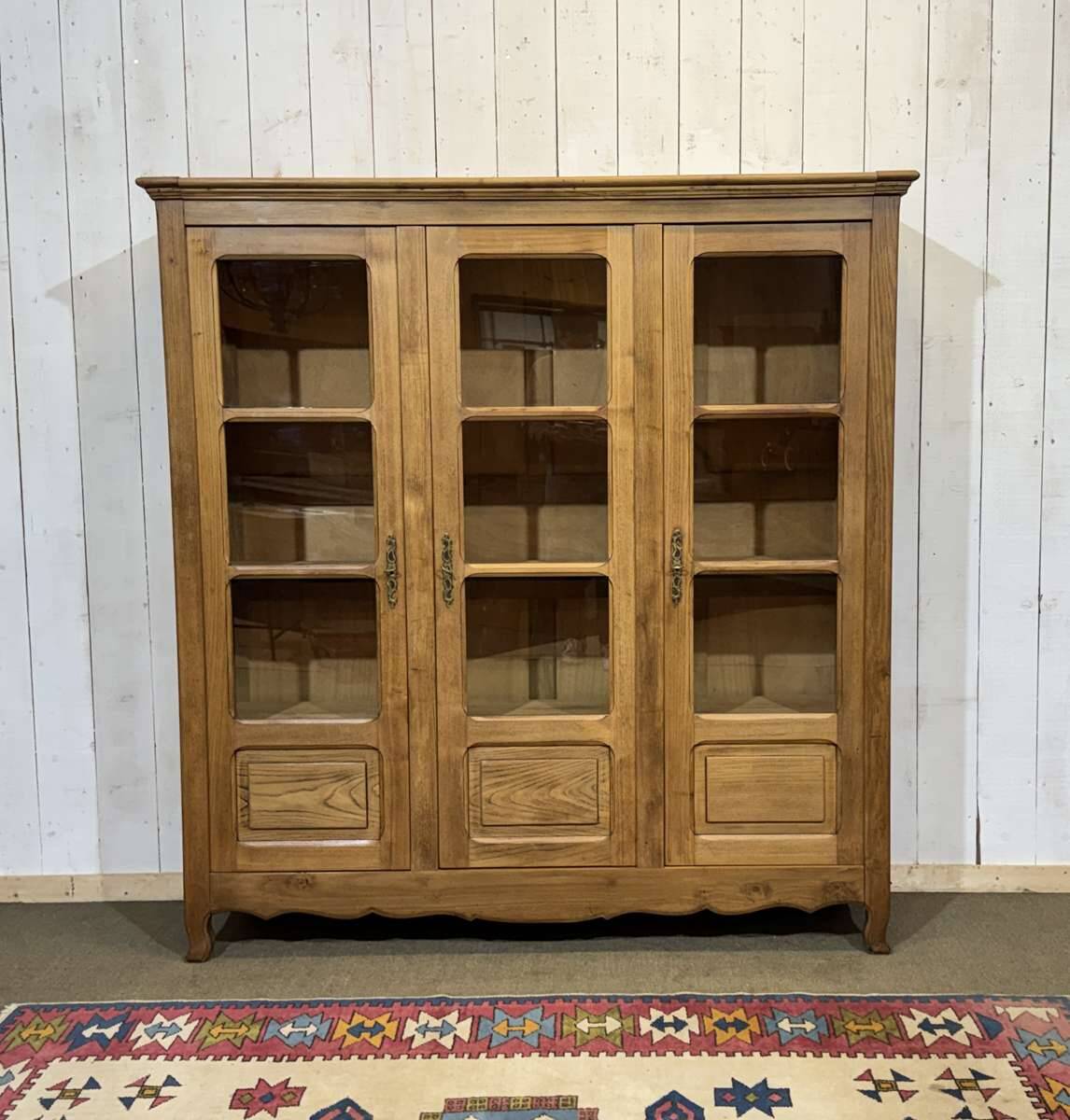 1950s school library in chestnut wood