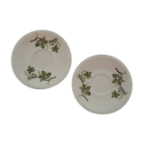 Vintage vine leaf pattern plates