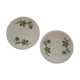 Vintage vine leaf pattern plates