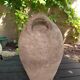 Ancient sandstone jar with two handles