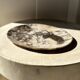 Very large pocket or dish in petrified wood