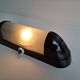 1930s Czechoslovak Art Deco Bakelite Wall Lamp with Frosted Glass