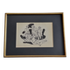 Fernand Léger – Framed typographic reproduction, gilded frame, 28 x 22 cm