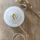 White Clichy glass pendant lamp
