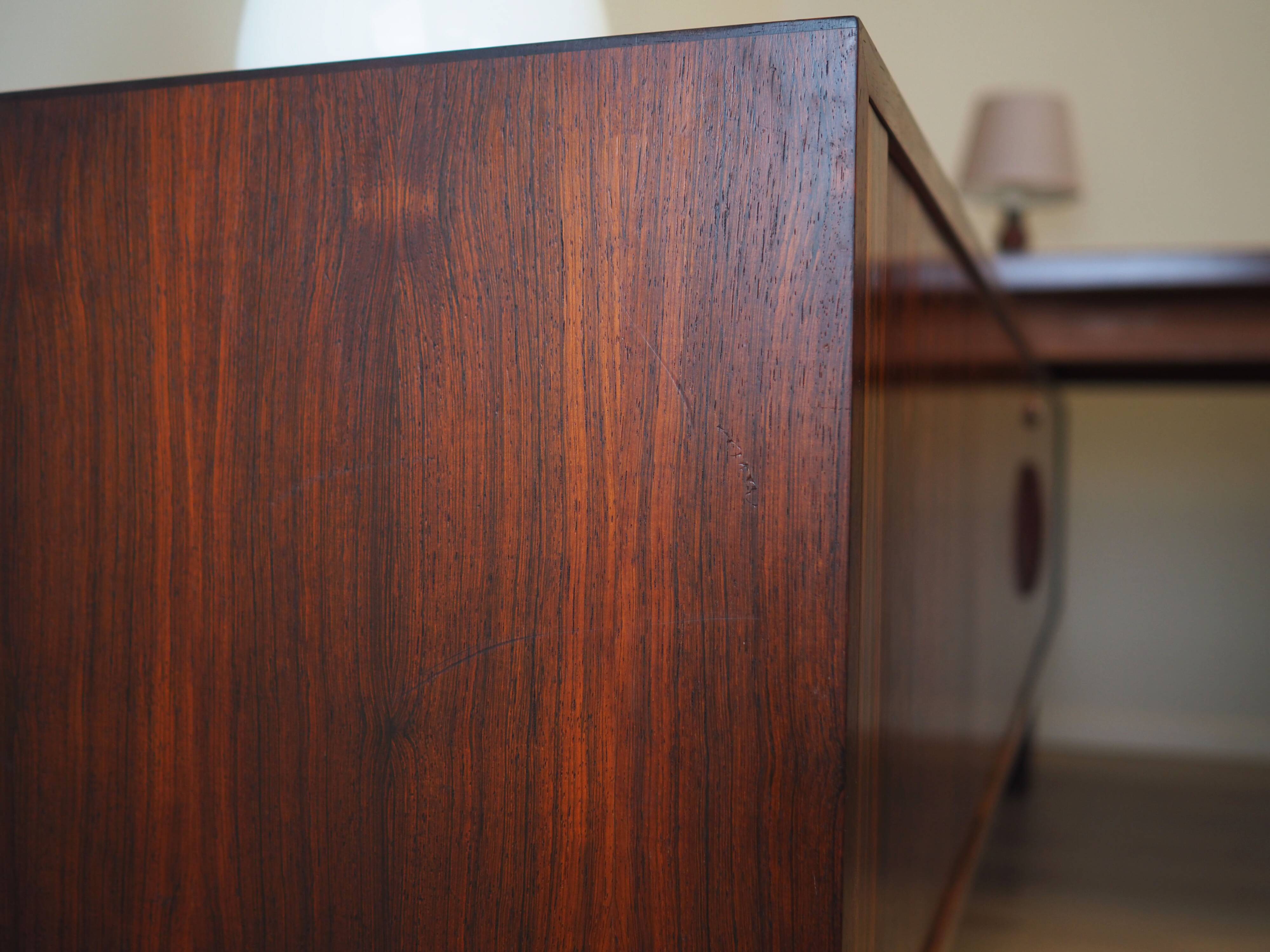 Rosewood desk, Danish design, 1960s, designer: Arne Vodder, manufacture: Sibast