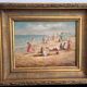 Antique oil painting signed R Wilson, early 20th century