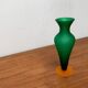 Glass vase from the Italian Satinato series attributed to Carlo Moretti, 1970s.