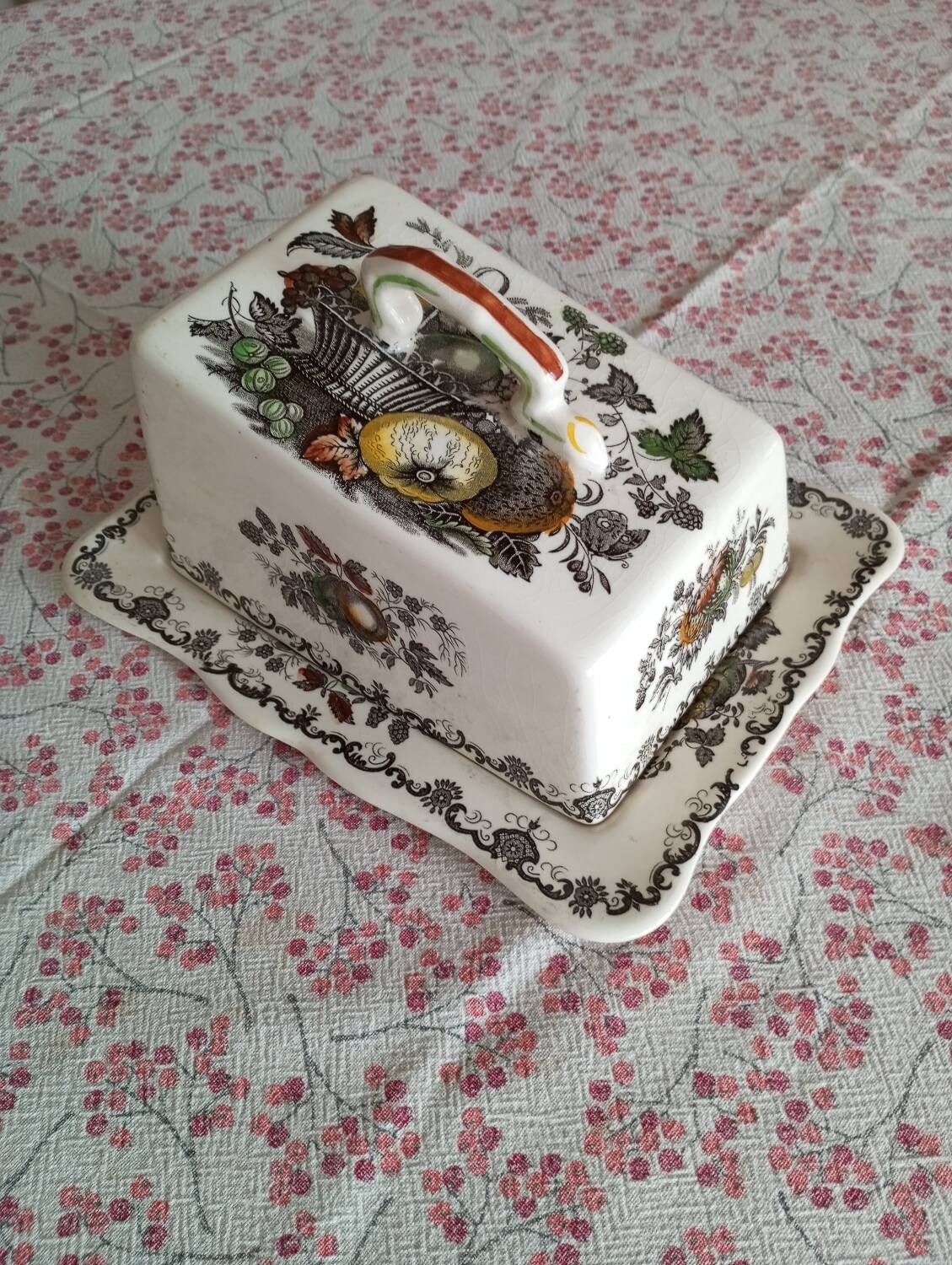 Beurrier vaisselle anglaise Mason's