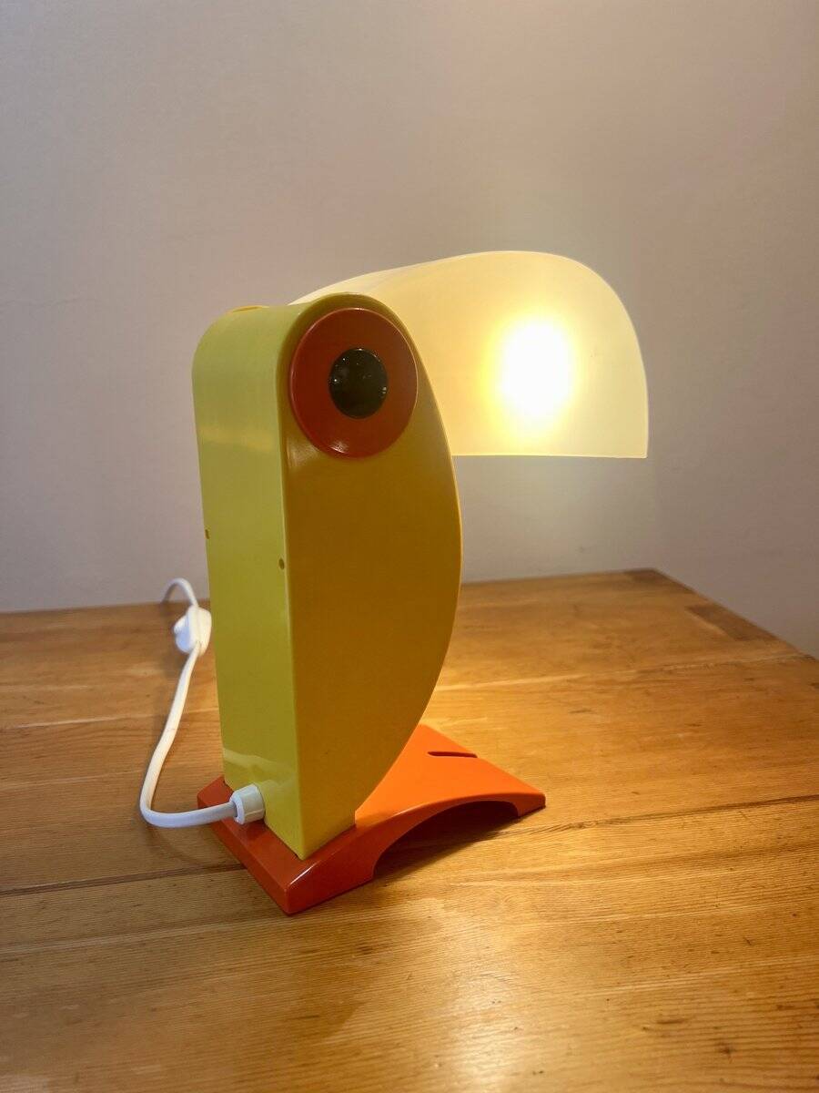 Toucan lamp by Old Timer Ferrari, 1970s