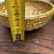Set of 3 vases and 1 trinket tray, Honey / Fat Lava Vallauris, 1970s