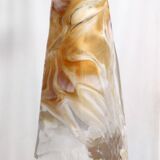 Orange Murano Glass and Brass Pendant by La Murrina, Italy, 1980s