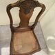 Chairs canned carved backrest