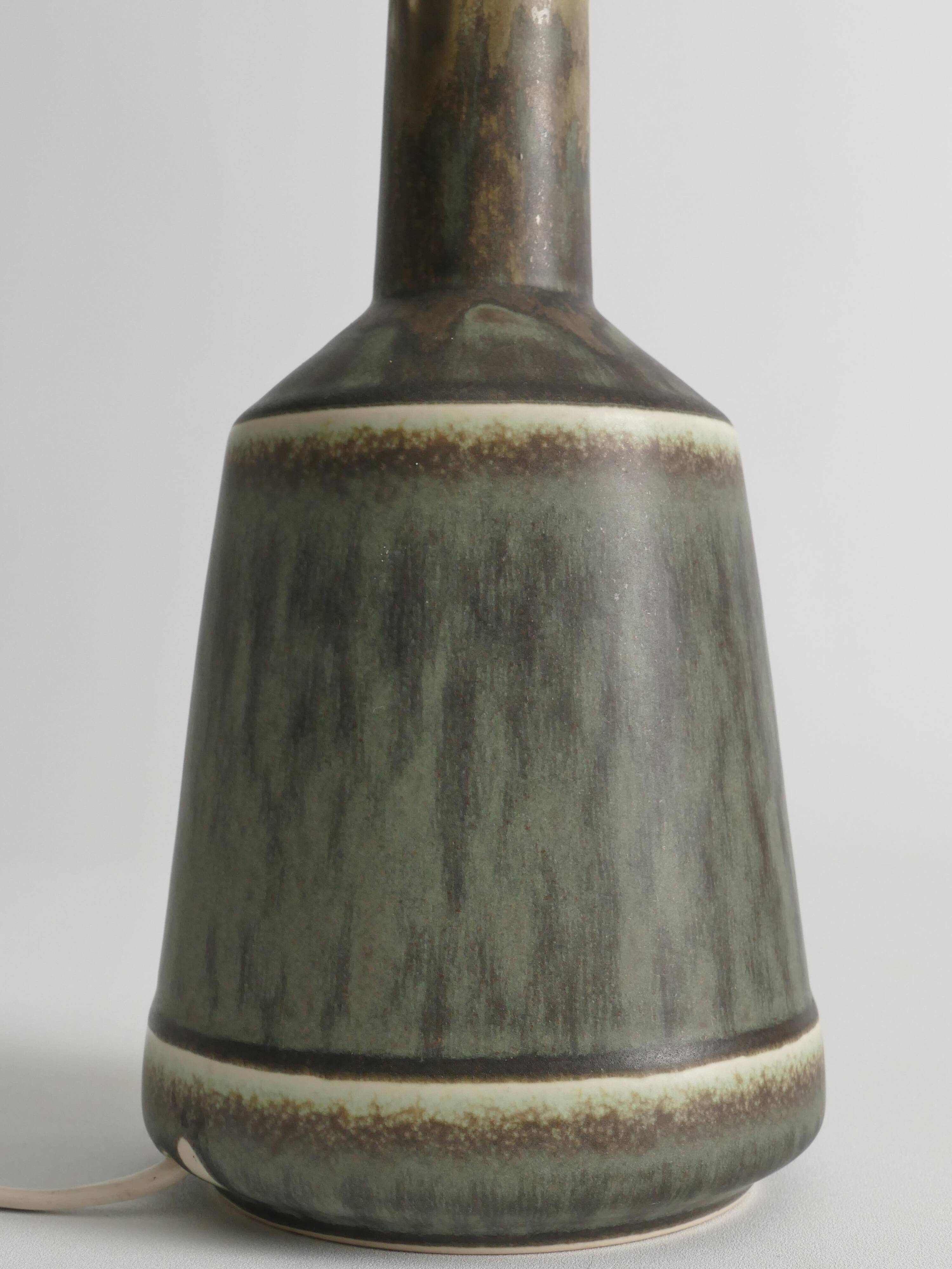 Scandinavian Modern Stoneware Table Lamp, Desiree Stentøj, 1960s