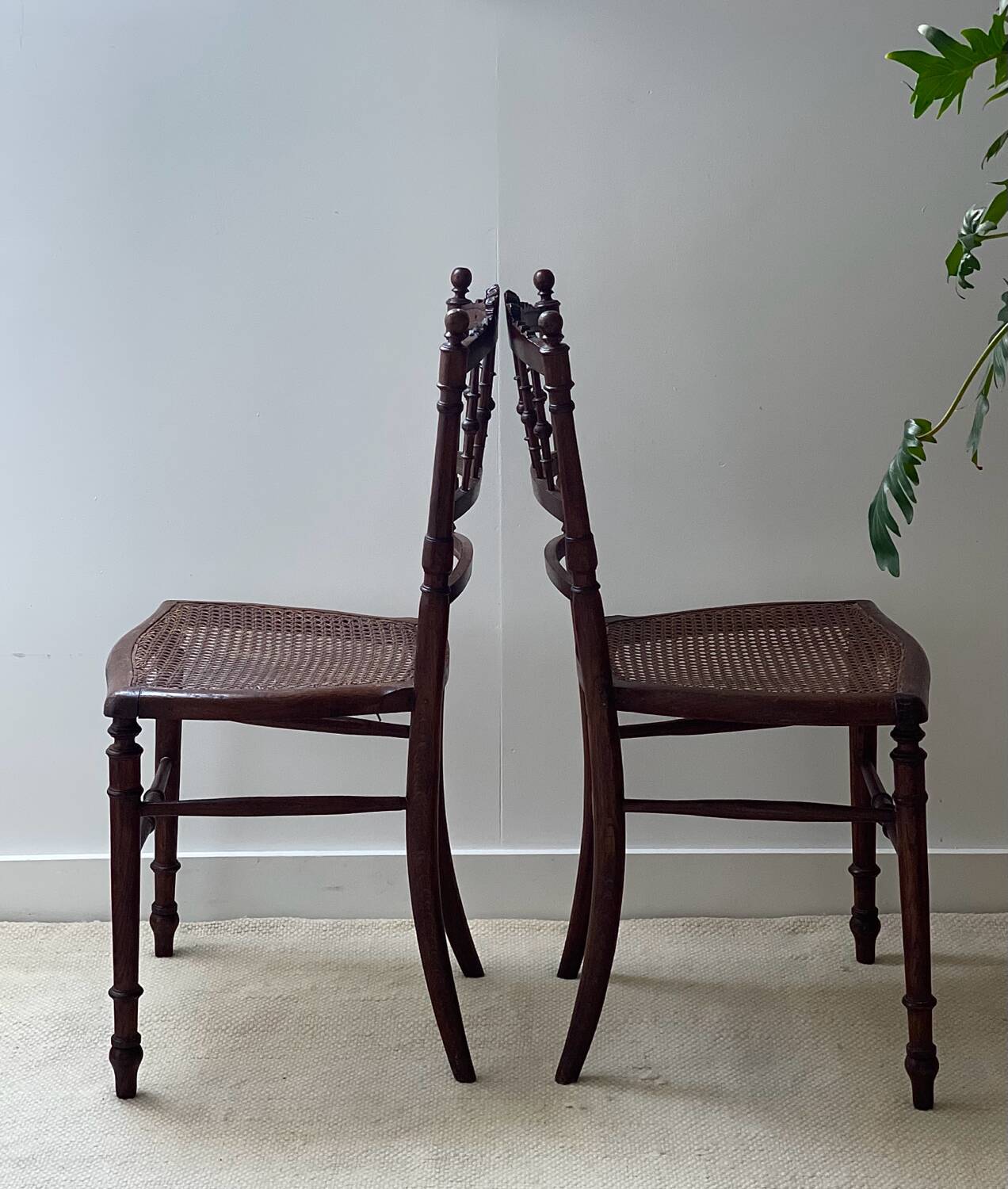 Pair of flying chairs 1900