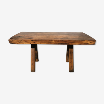 Solid oak farm table