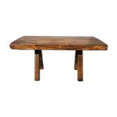 Solid oak farm table
