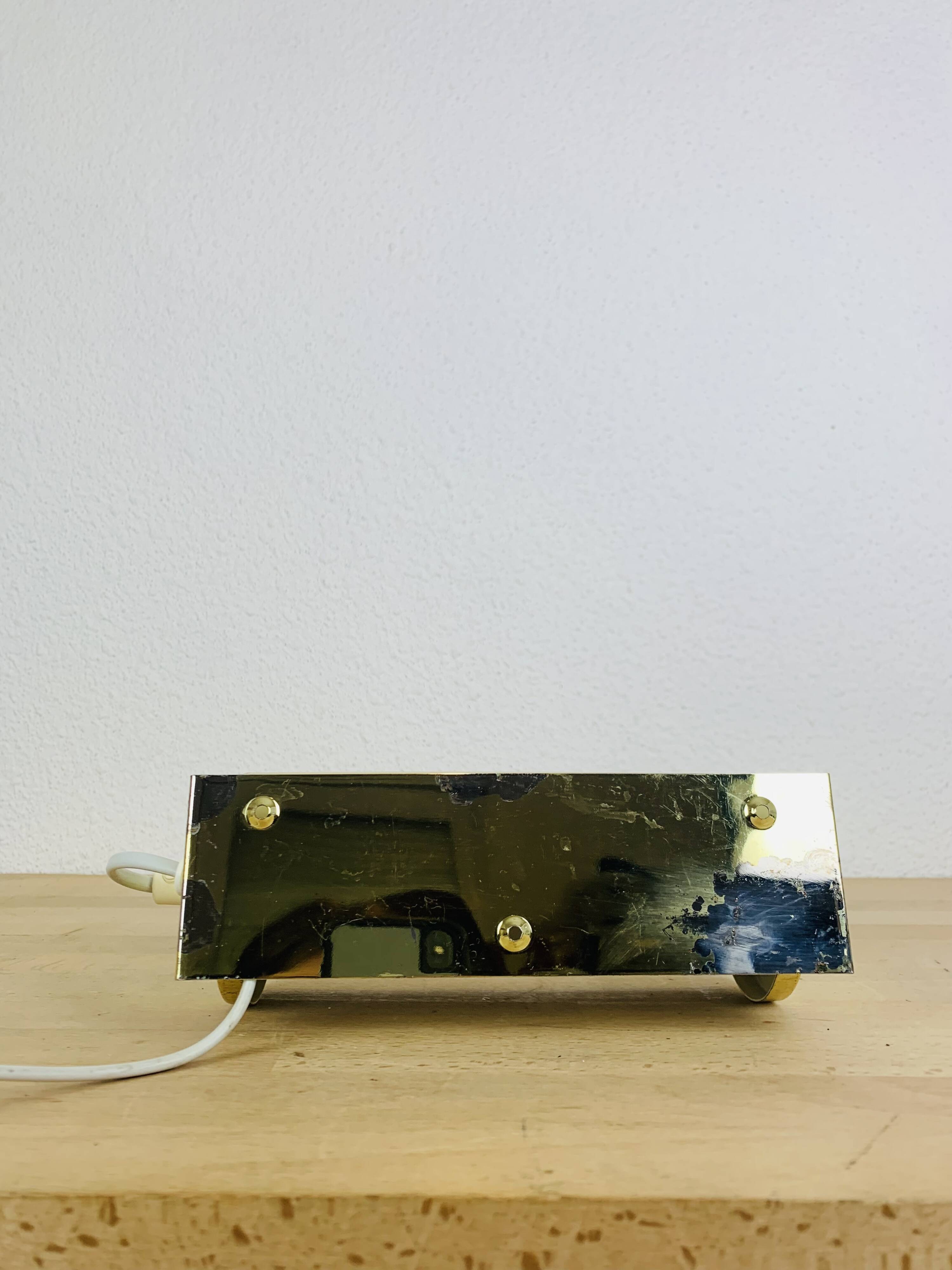 Ikea V413 vintage roller wall lamp, gold metal