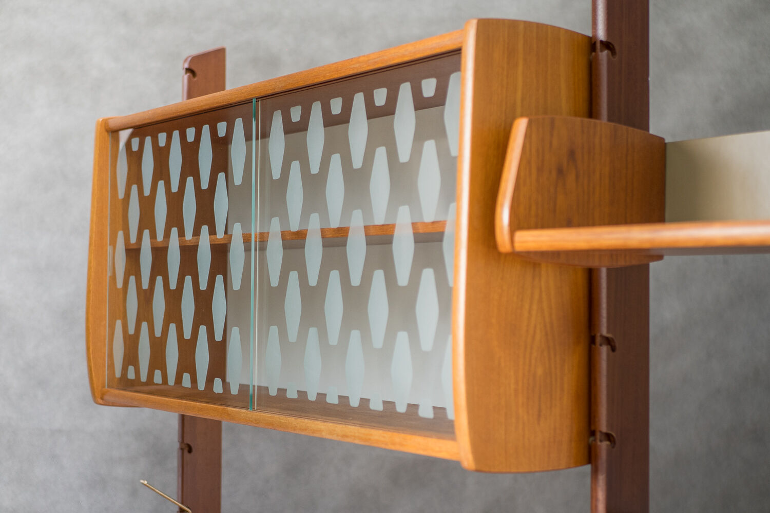 Norwegian teak storage furniture, Ergo model, 2 modules by Blindheim