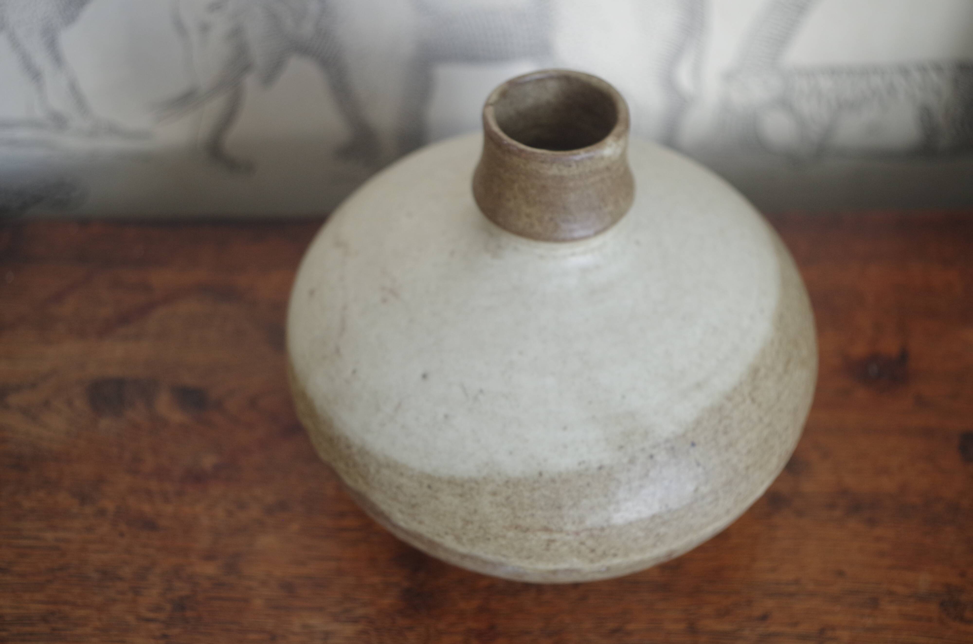 Vase en grès vintage