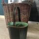 Painted sheet metal compartment basket