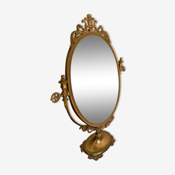 Mirror to be placed in brass