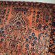 Handmade antique Persian Sarouk rug 109cm x 164cm 1920s - 1B747