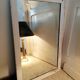 Miroir mercure bois vintage
