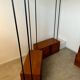 Ancienne étagère modulable  en teck et métal design scandinave des années 60 vintage