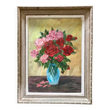 Tableau ancien les fleurs