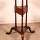 18th century mahogany barber's or pocket emptier