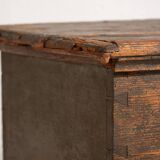 Antique chest with pearl grey patina (c.1900) #28