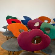 10 vintage Giorgio Saporiti chairs