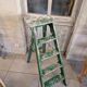 Antique painting workshop stepladder